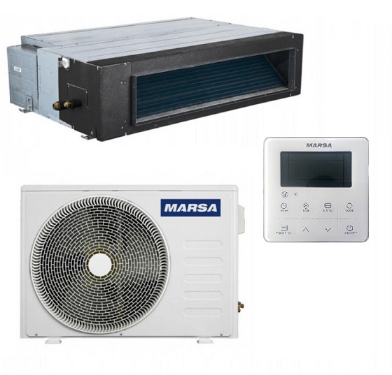 Канальный кондиционер Marsa MRK-24BHA2N/MRK-24HA2NE-W