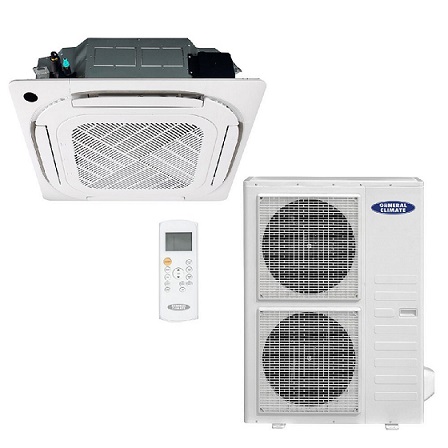 Кассетный кондиционер General Climate GC-4C60HRN2/GU-U60H2