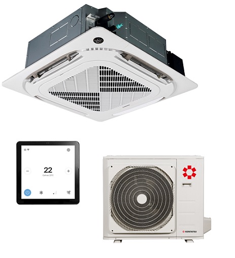 Кассетный кондиционер Kentatsu KSVB105HZRN1W/KSUNB105HZRN1